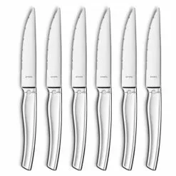 Coffret 6 Couteaux Steak Goliath 22 Cm Amefa