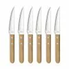 Coffret 6 Couteaux Steak Pizza Bois 21,5 Cm Amefa -Moulin Soldes Boutique coffret 6 couteaux steak pizza bois 215 cm amefa