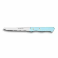 Couteau De Table Cranté 10,5 Cm Sabatier Turquoise
