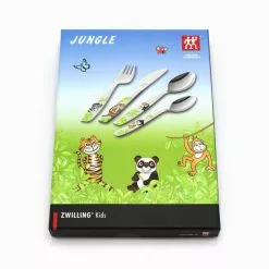 Couverts Enfant Inox Jungle 4 Pièces Zwilling -Moulin Soldes Boutique couverts enfant inox jungle 4 pieces zwilling 3