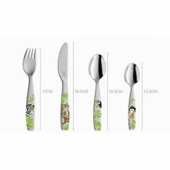 Couverts Enfant Inox Jungle 4 Pièces Zwilling -Moulin Soldes Boutique couverts enfant inox jungle 4 pieces zwilling 5