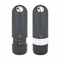 Duo Moulin à Poivre Et Sel Electrique Alaska 17 Cm Gris Quartz Peugeot