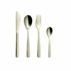 Ménagère 24 Pièces BCN COLORS Champagne Inox 18% 3 Mm Comas