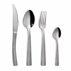 Ménagère 24 Pièces Cheese (martelé) Inox 18% 3 Mm Comas