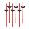 Partydeco Pailles En Papier Halloween Chauve-Souris PartyDéco (x6) -Moulin Soldes Boutique pailles en papier halloween chauve souris partydeco x6