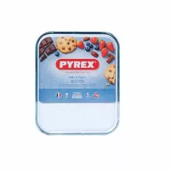 Plaque De Cuisson En Verre Rectangulaire 32 X 26 Cm Bake & Enjoy Pyrex -Moulin Soldes Boutique plaque de cuisson en verre rectangulaire 32 x 26 cm bake enjoy pyrex 2