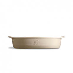Plat à Four Ovale En Céramique 36,5 X 22,5 Cm Argile Emile Henry