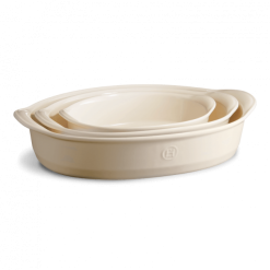 Plat à Four Ovale En Céramique 36,5 X 22,5 Cm Argile Emile Henry -Moulin Soldes Boutique plat a four ovale en ceramique 365 x 225 cm argile emile henry 4