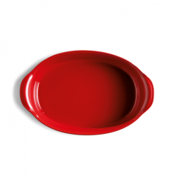 Plat à Four Ovale En Céramique 36,5 X 22,5 Cm Grand Cru Emile Henry -Moulin Soldes Boutique plat a four ovale en ceramique 365 x 225 cm grand cru emile henry 2