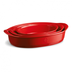 Plat à Four Ovale En Céramique 36,5 X 22,5 Cm Grand Cru Emile Henry -Moulin Soldes Boutique plat a four ovale en ceramique 365 x 225 cm grand cru emile henry 4