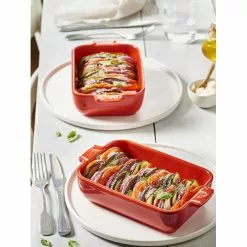 Plat à Four Rectangulaire En Céramique Appolia 22 Cm Rouge Peugeot -Moulin Soldes Boutique plat a four rectangulaire en ceramique appolia 22 cm rouge peugeot 2