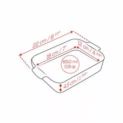 Plat à Four Rectangulaire En Céramique Appolia 22 Cm Rouge Peugeot -Moulin Soldes Boutique plat a four rectangulaire en ceramique appolia 22 cm rouge peugeot 3