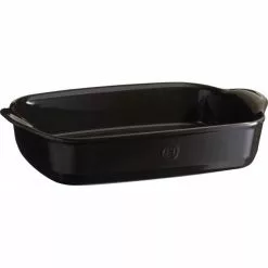 Plat à Four Rectangulaire En Céramique 36 X 22,5 Cm Fusain Emile Henry