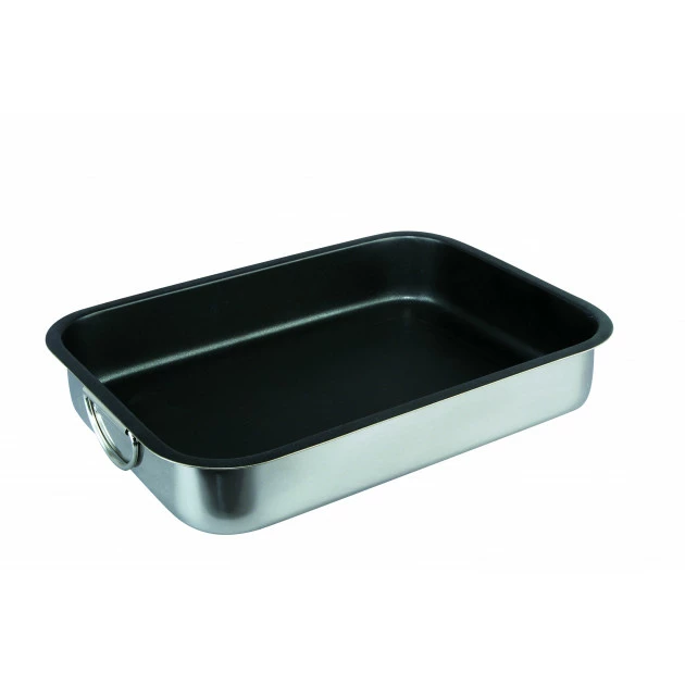 Plat à Rôtir Inox Antiadhérent 35 X 26 Cm X H 6,5 Cm Ibili 2 Plat à Rôtir Inox Antiadhérent 35 X 26 Cm X H 6,5 Cm Ibili