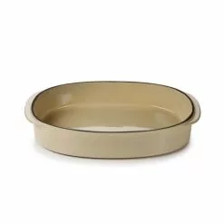 Plat Oblong Muscade 26 X 18,5 Cm Caractère Culinaire Revol