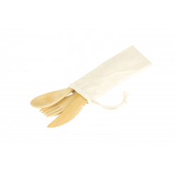 Set 3 Couverts En Bambou Pebbly