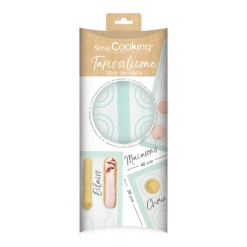 Tapis De Cuisson Silicone Avec Gabarits Scrapcooking