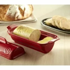 Moulin Soldes Boutique -Moulin Soldes Boutique terrine a foie gras facon medaillon 05l emile henry couleur farine 1